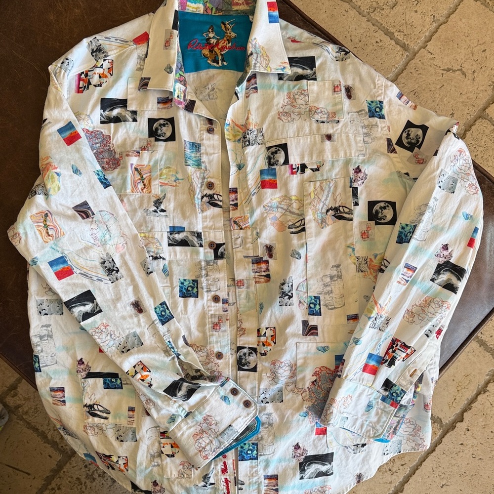 Robert Graham Limited Edition Button-Down Shirt – XXL Badlands